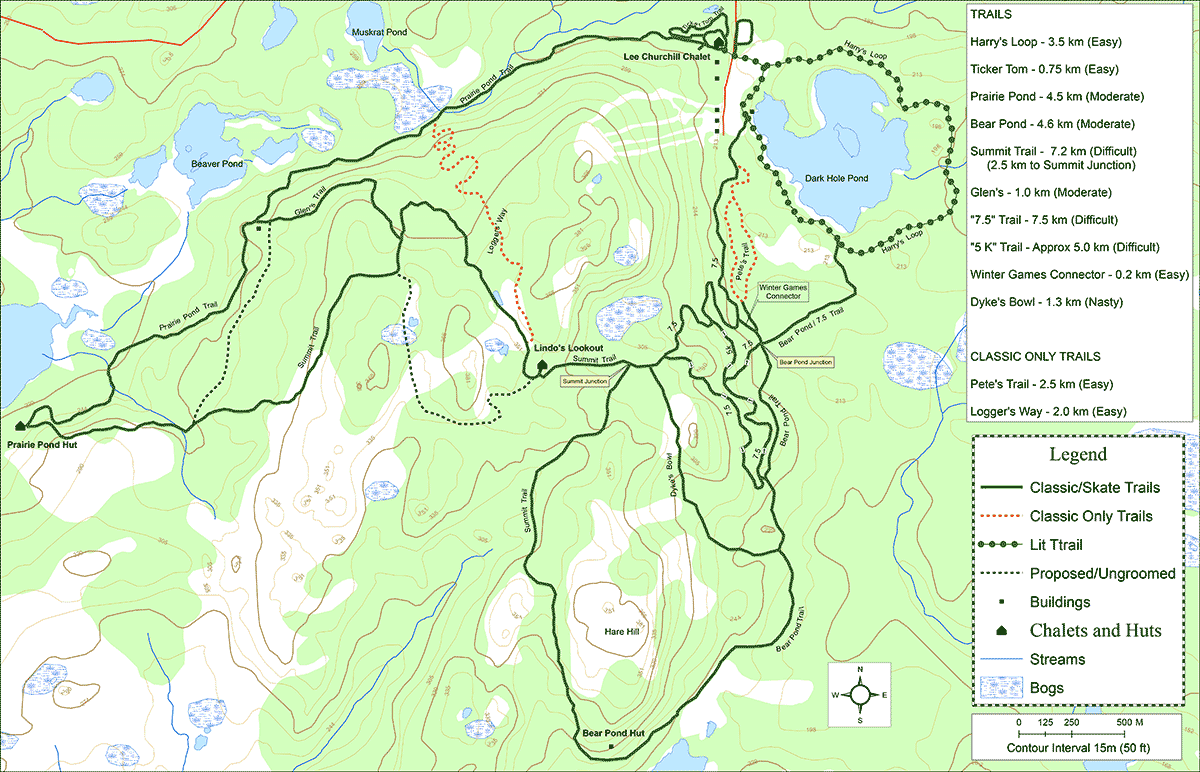 chemins de randonnées Clarenville 